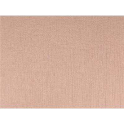 Tissu Double Gaze Rose Nude