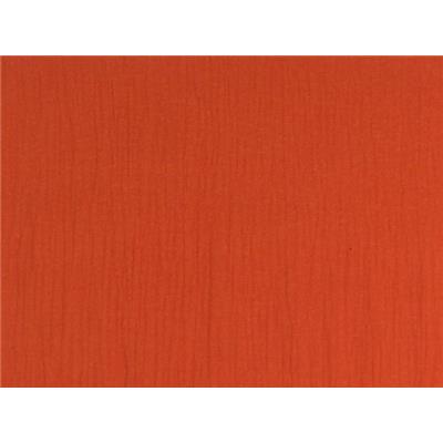 Tissu Double Gaze Terracotta