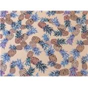 Tissu Jersey Polyester / Elasthanne Imprimé Ananas