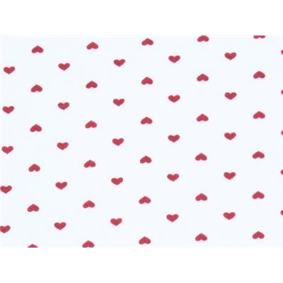Tissu Jersey Viscose / Elasthanne Imprimé Coeur