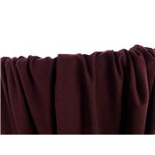 Tissu Maille Jersey Mélange Lyocell / Soie / Cachemire Stretch Prune