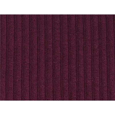 Tissu Maille Cotelé Lie de Vin