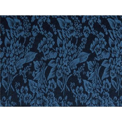 Tissu Satin Jacquard Motifs Fleurs