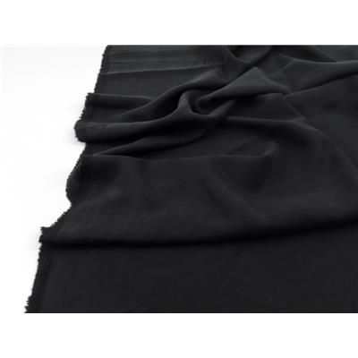 Tissu Sergé Léger 100 % Tencel Noir