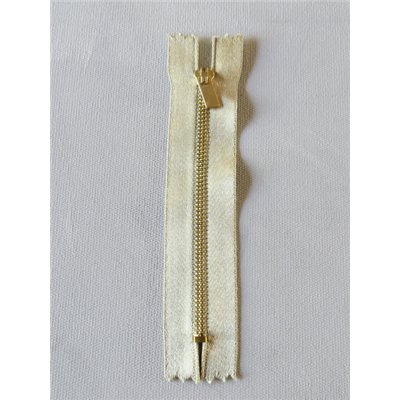 Zip Band Satin Beige 15 cm