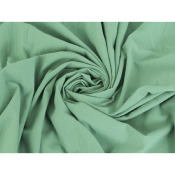 Coupon Coton Lavé Vert Céladon 50 cm x 145 cm