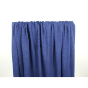Tissu Maille Jersey 100 % Lin Bleu Jeans