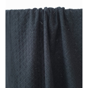 Tissu Broderie Anglaise & Dots Noir