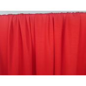 Tissu Maille Interlock 100 % Coton Mercerisé Rouge