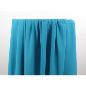 Tissu Tailleur Poly / Laine Turquoise