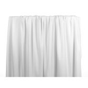 Tissu Maille Cote 2x2 100 % Coton Blanc
