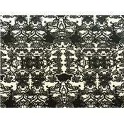 Tissu Jersey Crepe Imprimé Arabesque / Baroque