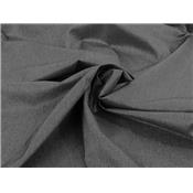 Tissu Denim Noir / Lurex Argent Réversible