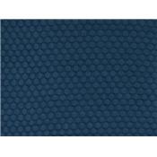 Tissu Maille Matelassé Jacquard Pois Bleu