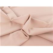 Tissu Crepe Satin Lourd Rose Nude