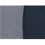 Tissu Maille Coton / Elasthanne Faux Jeans Brut