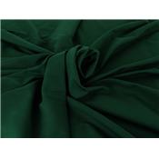 Tissu Molleton Coton / Elasthanne Vert Bouteille