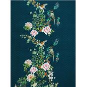Coupon Jersey Viscose / Elasthanne Imprimé Placé Japonisant 110 cm x 140 cm