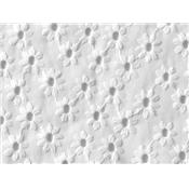 Tissu Broderie Anglaise Petites Fleurs Blanche