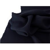 Tissu Crepe de Laine Marine