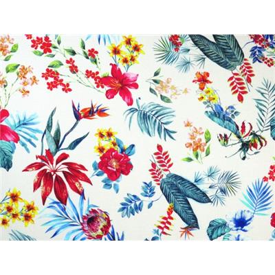 Tissu Crepe Poly / Viscose Tropical