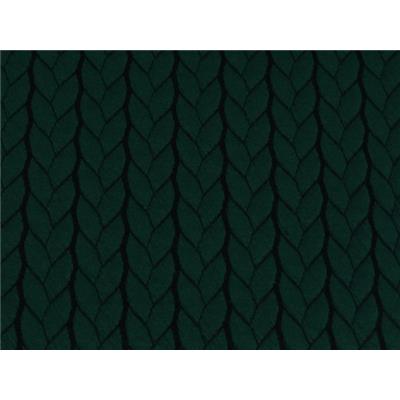 Tissu Maille Matelassé " Natté " Vert