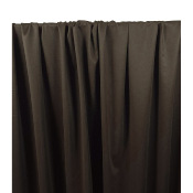 Coupon Flanelle Tailleur 100 % Laine Choco Foncé 120 cm x 149 cm