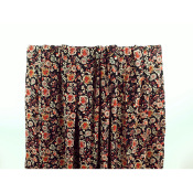 Coupon Crepe Viscose Fleurs Retro 90 cm x 150 cm