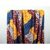 Tissu Sergé Léger 100 % Viscose Patchwork