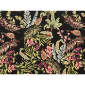 Tissu Crepe Viscose Tropical Noir