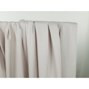 Coupon Maille Cote 1x1 100 % Coton Grège 70 cm x 160 cm