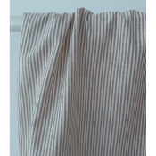 Tissu Oxford 100 % Coton Rayures Prune