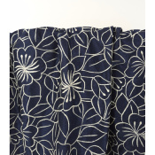 Tissu Taffetas de Soie Brodée