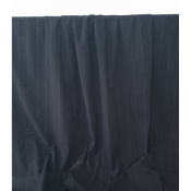 Tissu Broderie Anglaise Fleurs & Graphique Noir