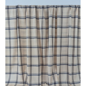 Tissu Voile 100 % Modal Carreaux Beige