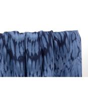 Coupon Voile de Viscose Tie & Dye Bleu 110 cm x 140 cm