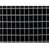 Tissu Maille Milano Carreaux Fenêtres Noir