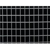 Tissu Maille Milano Carreaux Fenêtres Noir