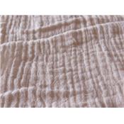 Tissu Double Gaze Vieux Rose