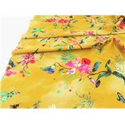 Tissu Jersey VENISE Fleurs, Oiseaux, Tie & Dye