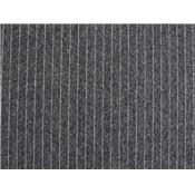 Tissu Tweed Noir / Ecru Rayure Ecru