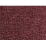 Tissu Maille Coupée Cousue Chevron Bordeaux