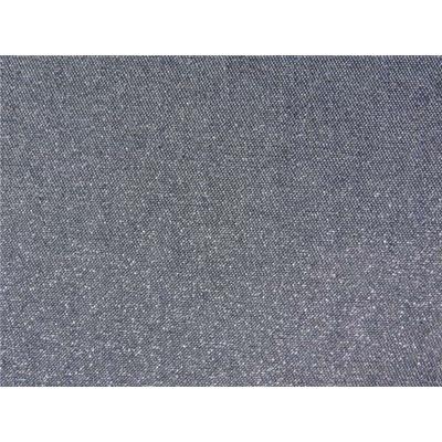 Tissu Denim Brut Imprimé Foil Argent