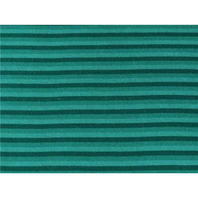 Tissu Jersey Viscose / Modal Rayé Camaieu de Vert
