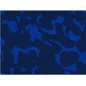 Tissu Molleton Bleu Klein Imprimé Abstrait