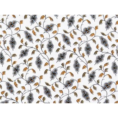 Tissu Voile de Viscose Fleurs Ethniques