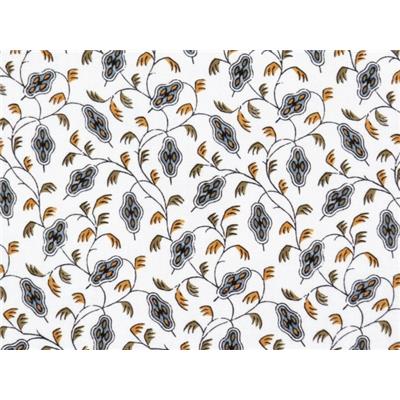 Tissu Voile de Viscose Fleurs Ethniques