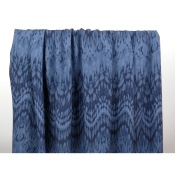 Tissu Voile de Viscose Tie & Dye Bleu