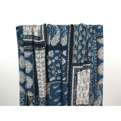 Tissu Crepe LONDRES Patchwork Bleu