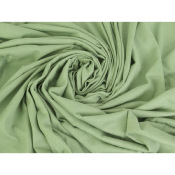 Tissu Maille Jersey Léger 100 % Coton Vert Céladon